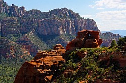 Picture driving from Munds Park to Schnebly Hill into Sedona